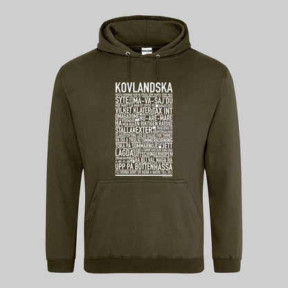 Kovlandska Dialekt Text Hoodie