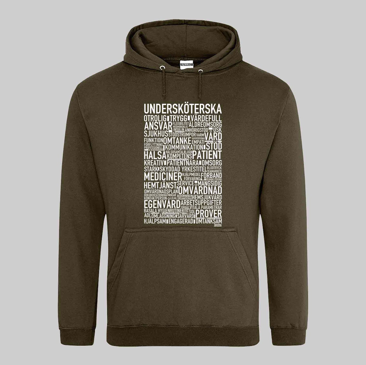 Undersköterska 2025 Text Hoodie