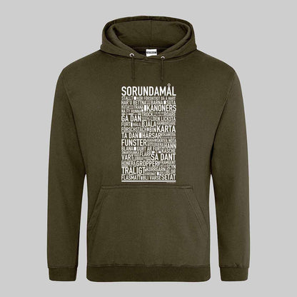 Sorundamål Dialekt Text Hoodie