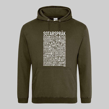 Sotarspråk Dialekt Text Hoodie