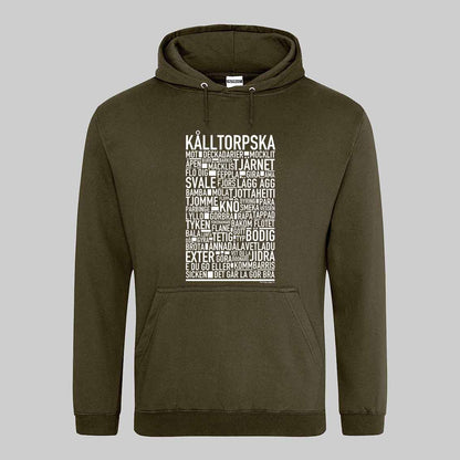 Kålltorpska Dialekt Text Hoodie