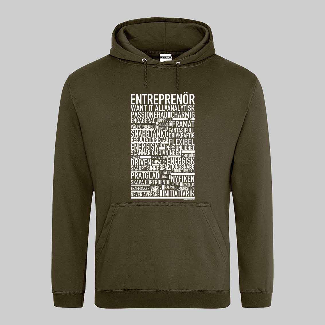 Entreprenör Text Hoodie