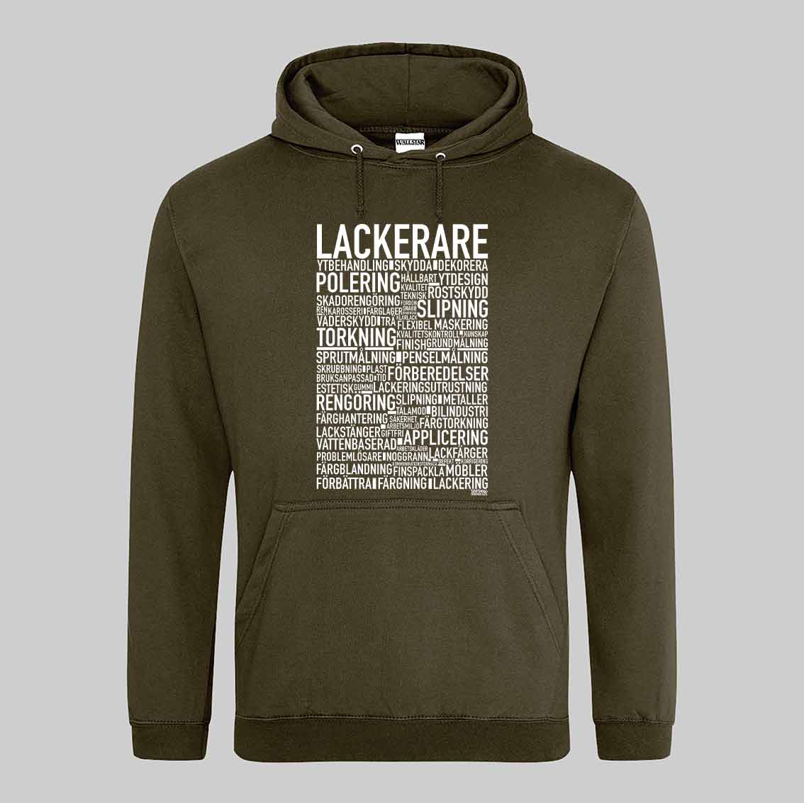 Lackerare Text Hoodie
