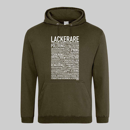 Lackerare Text Hoodie