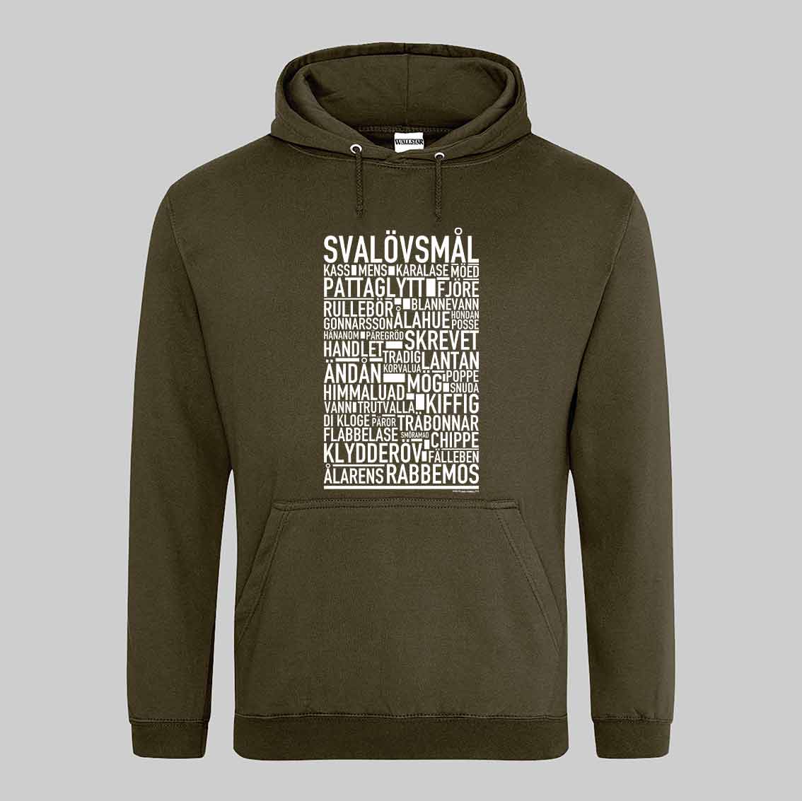 Svalövsmål Dialekt Text Hoodie