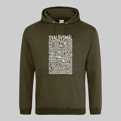 Svalövsmål Dialekt Text Hoodie