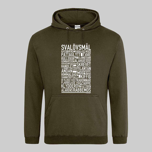Svalövsmål Dialekt Text Hoodie