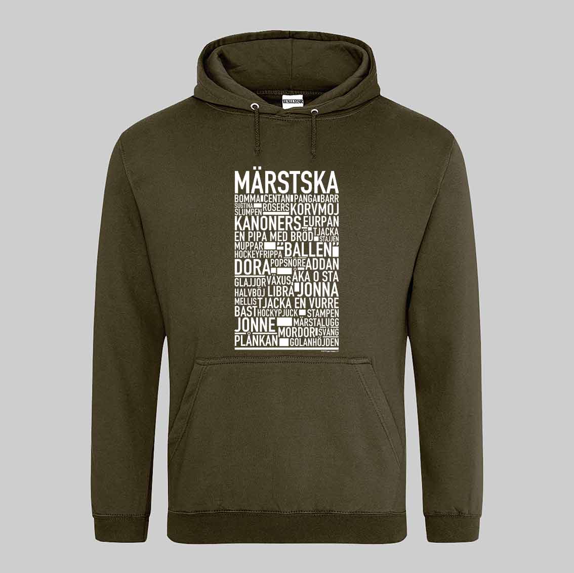 Märstska Dialekt Text Hoodie
