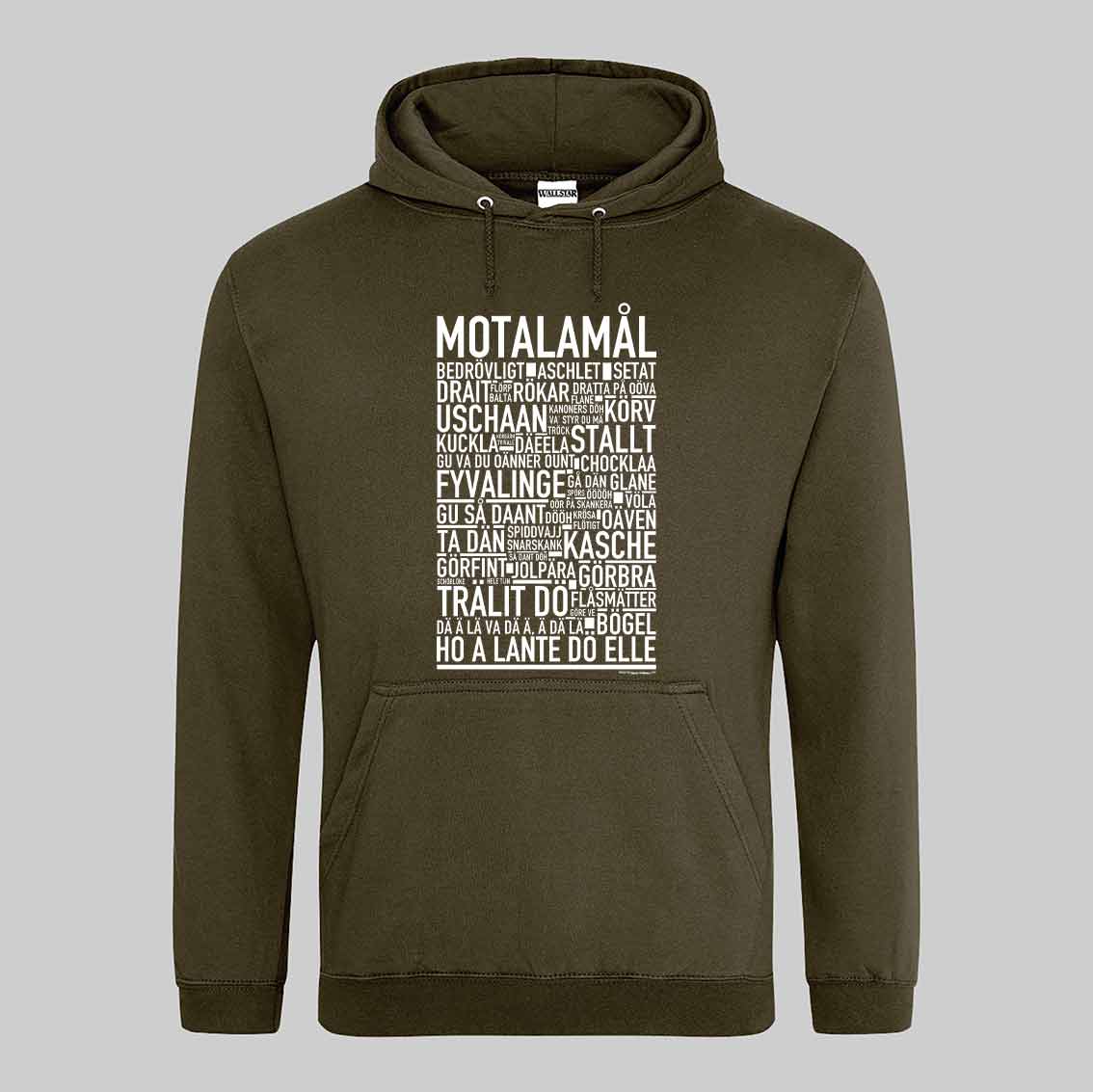 Motalamål Dialekt Text Hoodie