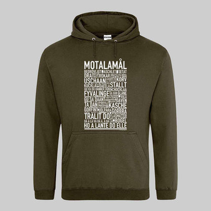 Motalamål Dialekt Text Hoodie