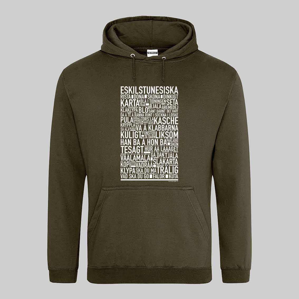 Eskilstunesiska Dialekt Text Hoodie