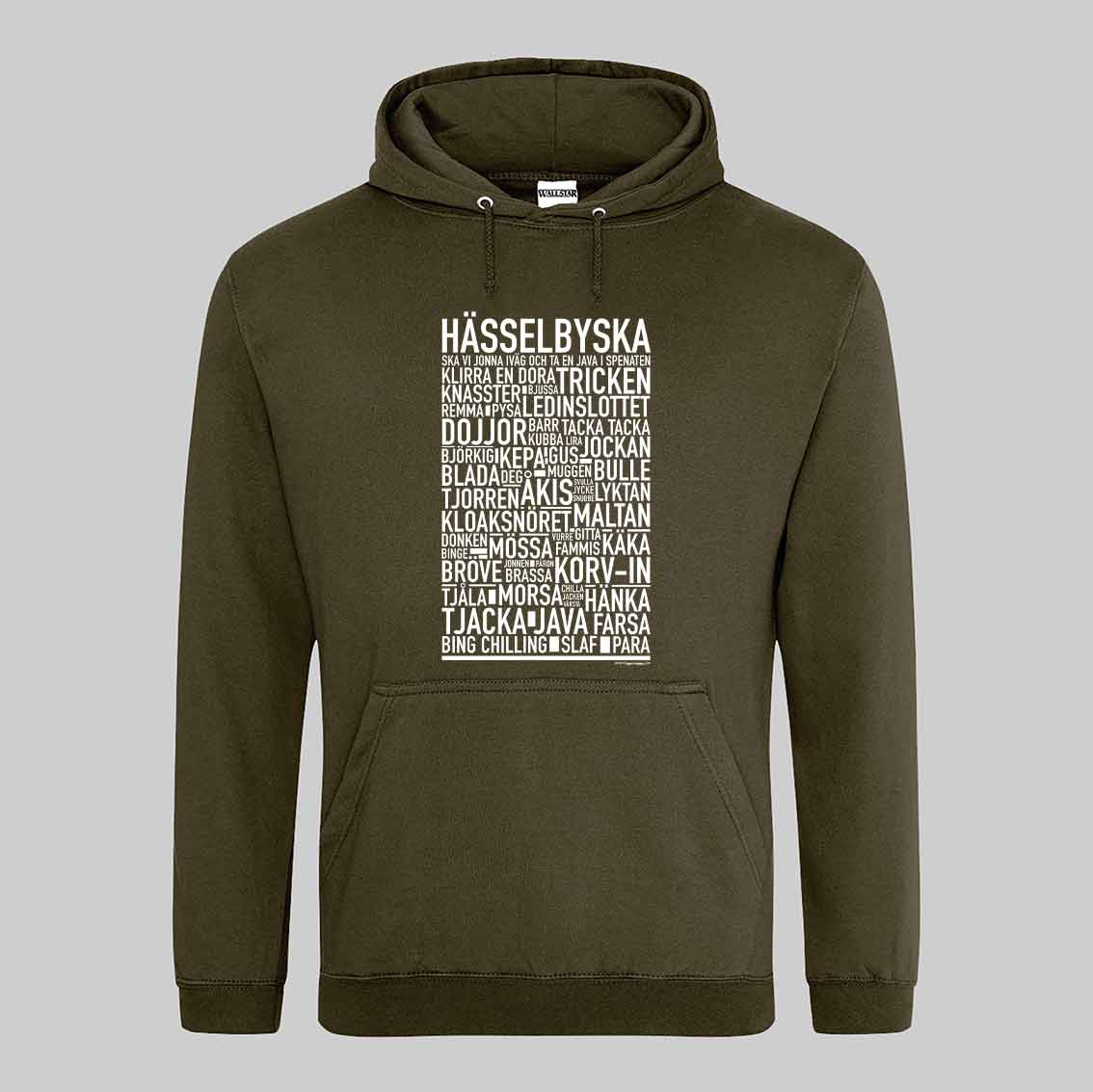 Hässelbyska Dialekt Text Hoodie