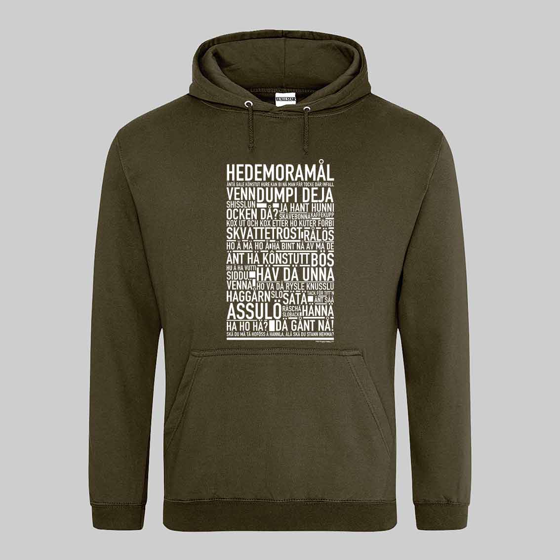 Hedemoramål Dialekt Text Hoodie