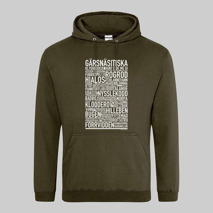 Gärsnäsitiska Dialekt Text Hoodie