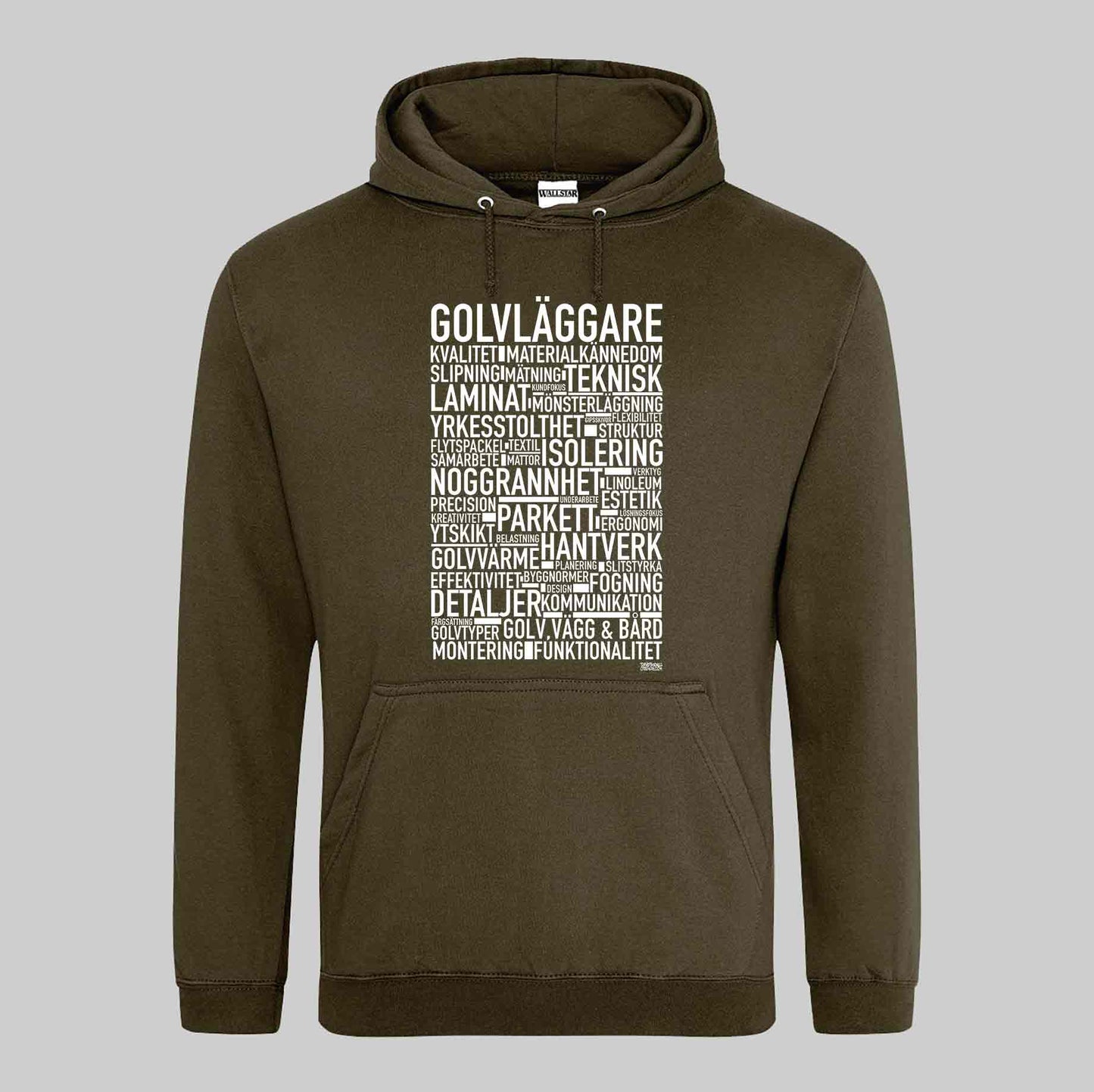 Golvläggare Text Hoodie