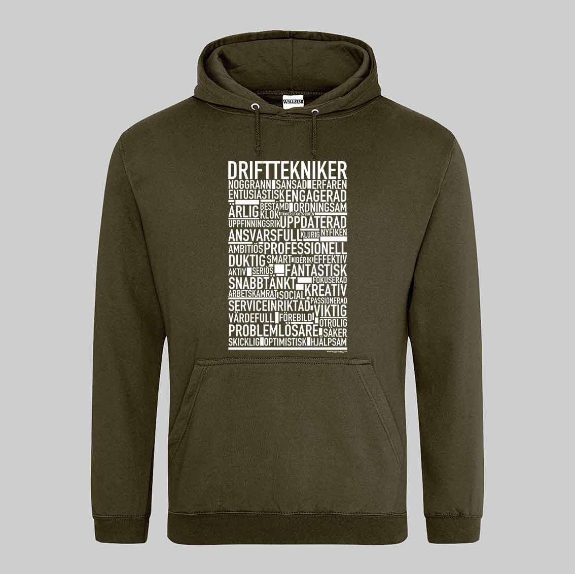 Drifttekniker Text Hoodie