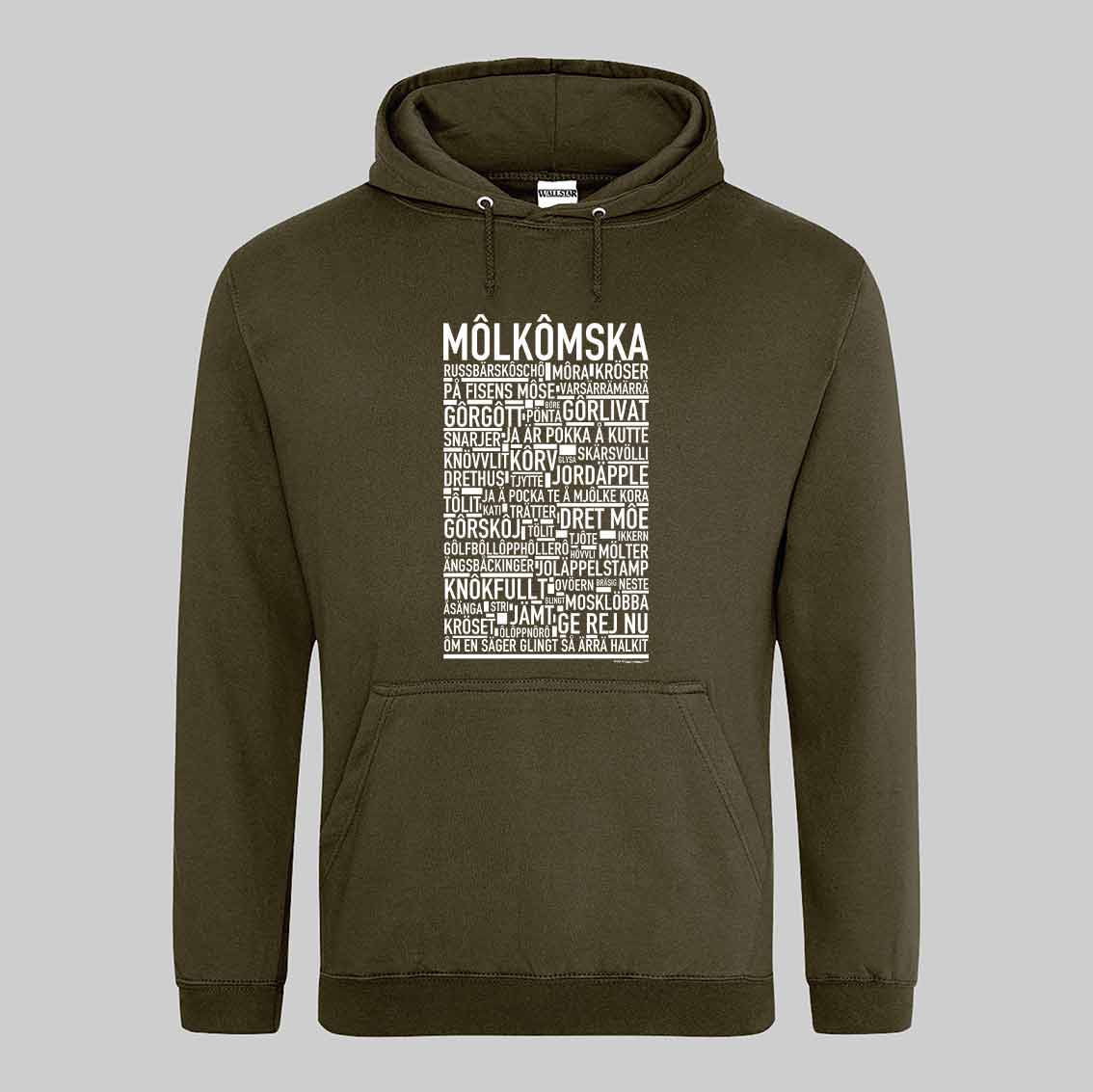 Môlkômska Dialekt Text Hoodie