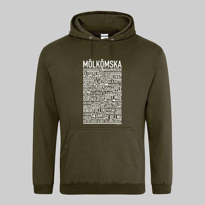 Môlkômska Dialekt Text Hoodie