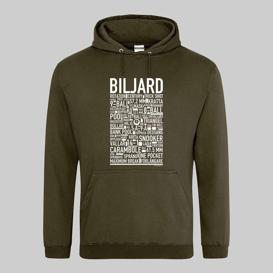 Biljard Text Hoodie