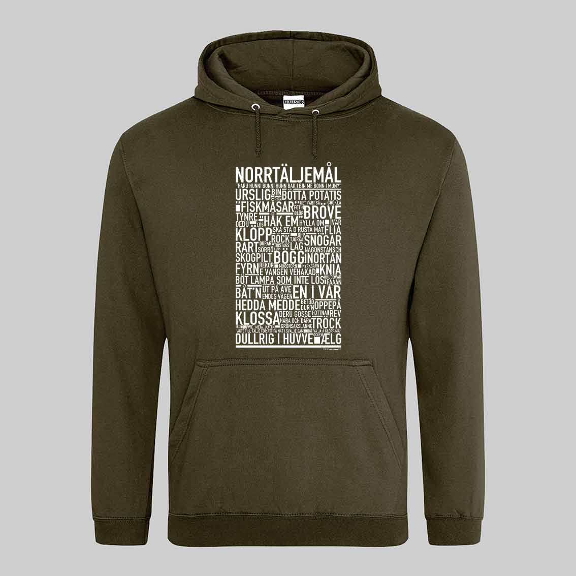 Norrtäljemål Dialekt Text Hoodie