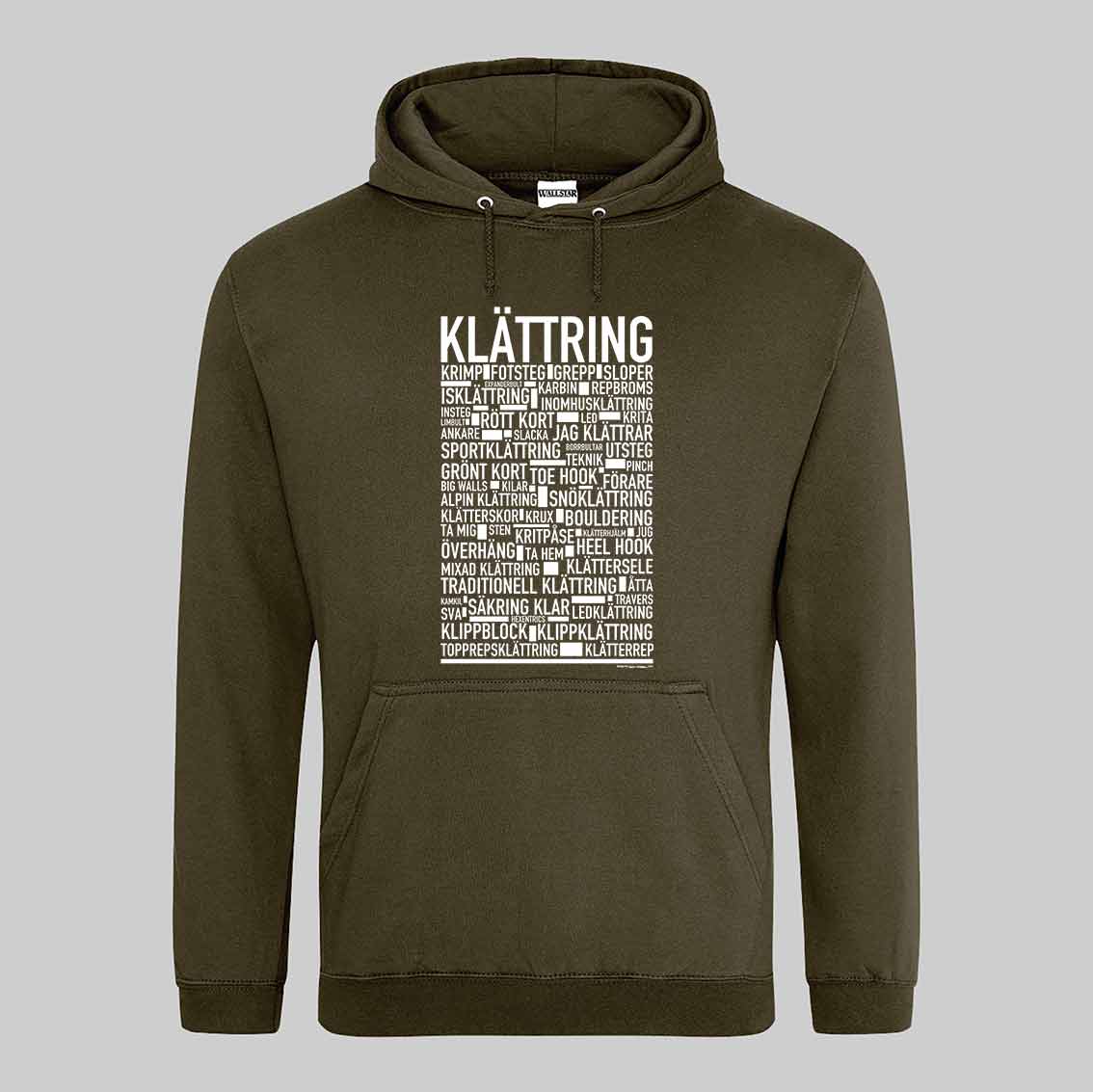 Klättring Text Hoodie
