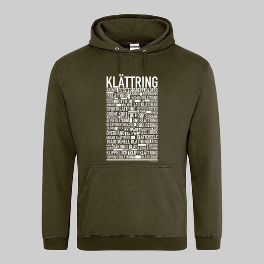 Klättring Text Hoodie