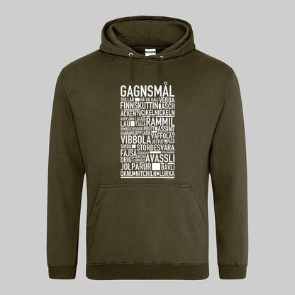 Gagnsmål Dialekt Text Hoodie