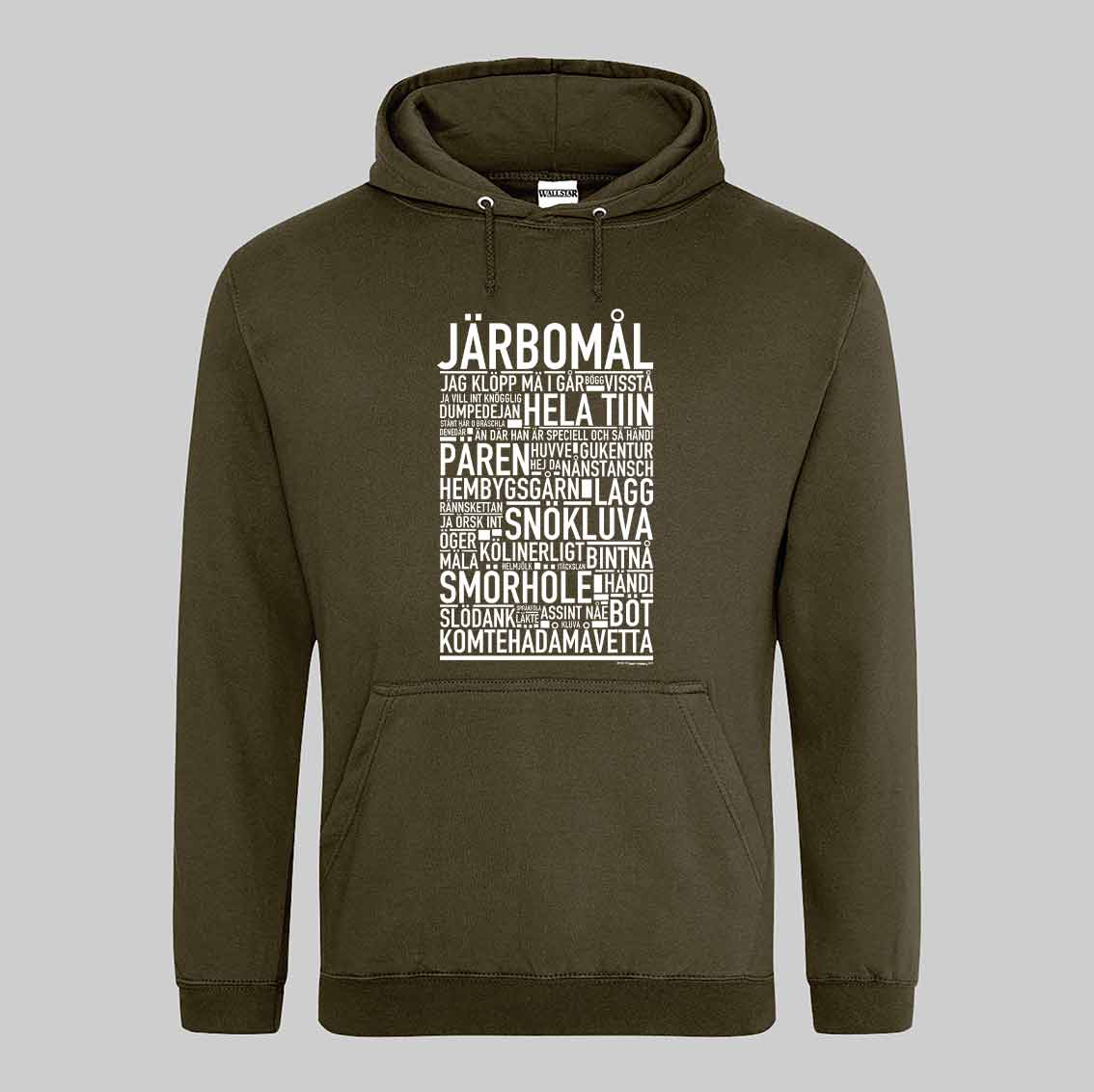 Järbomål Dialekt Text Hoodie