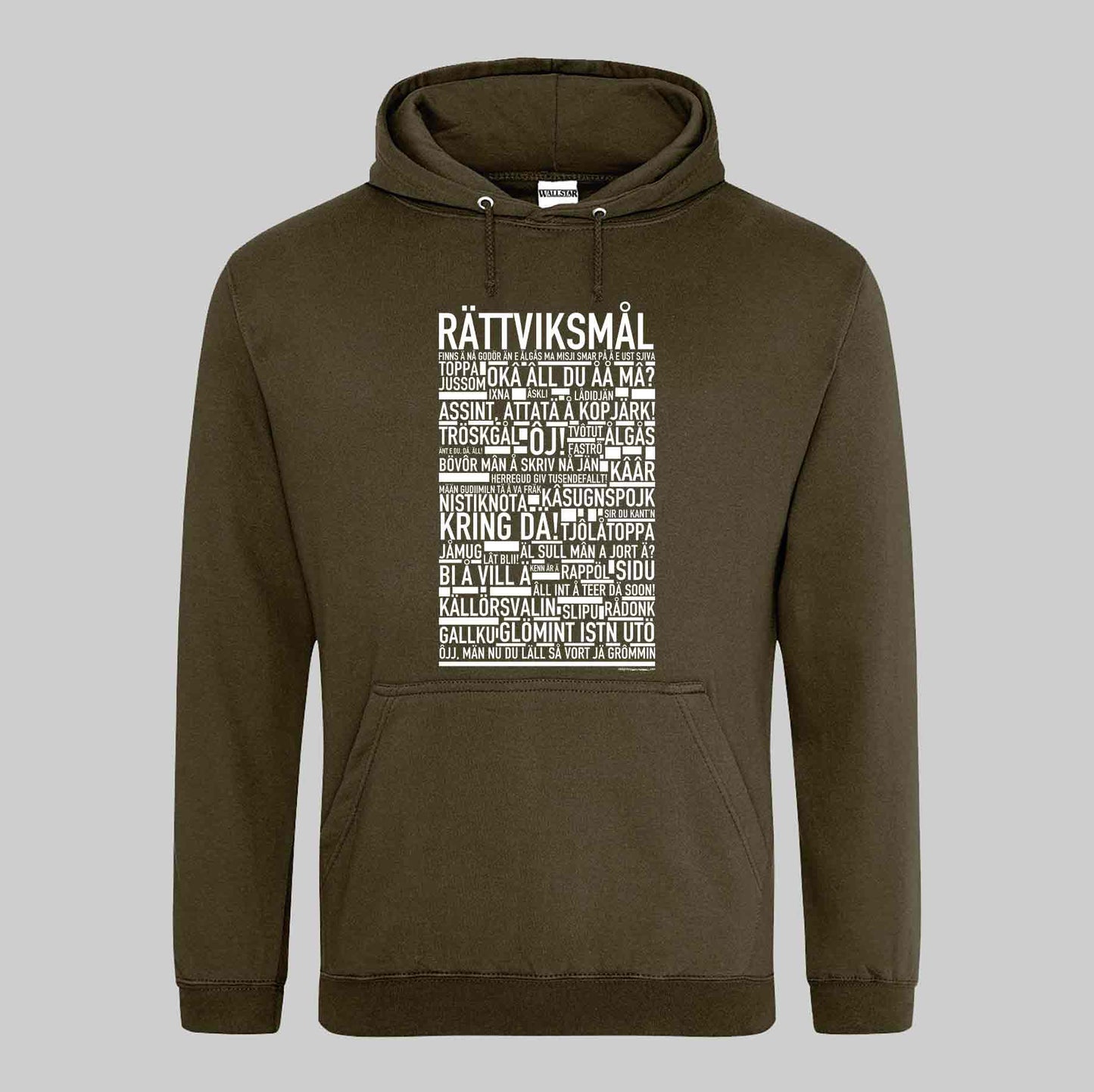 Rättviksmål Dialekt Text Hoodie