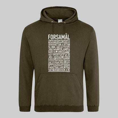 Forsamål Dialekt Text Hoodie