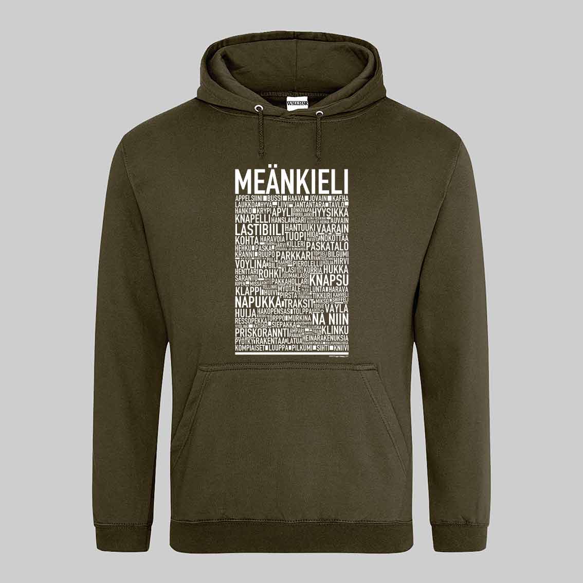 Meänkieli Dialekt Text Hoodie