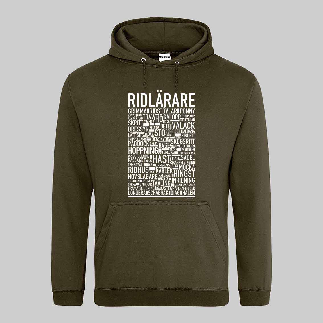 Ridlärare Text Hoodie