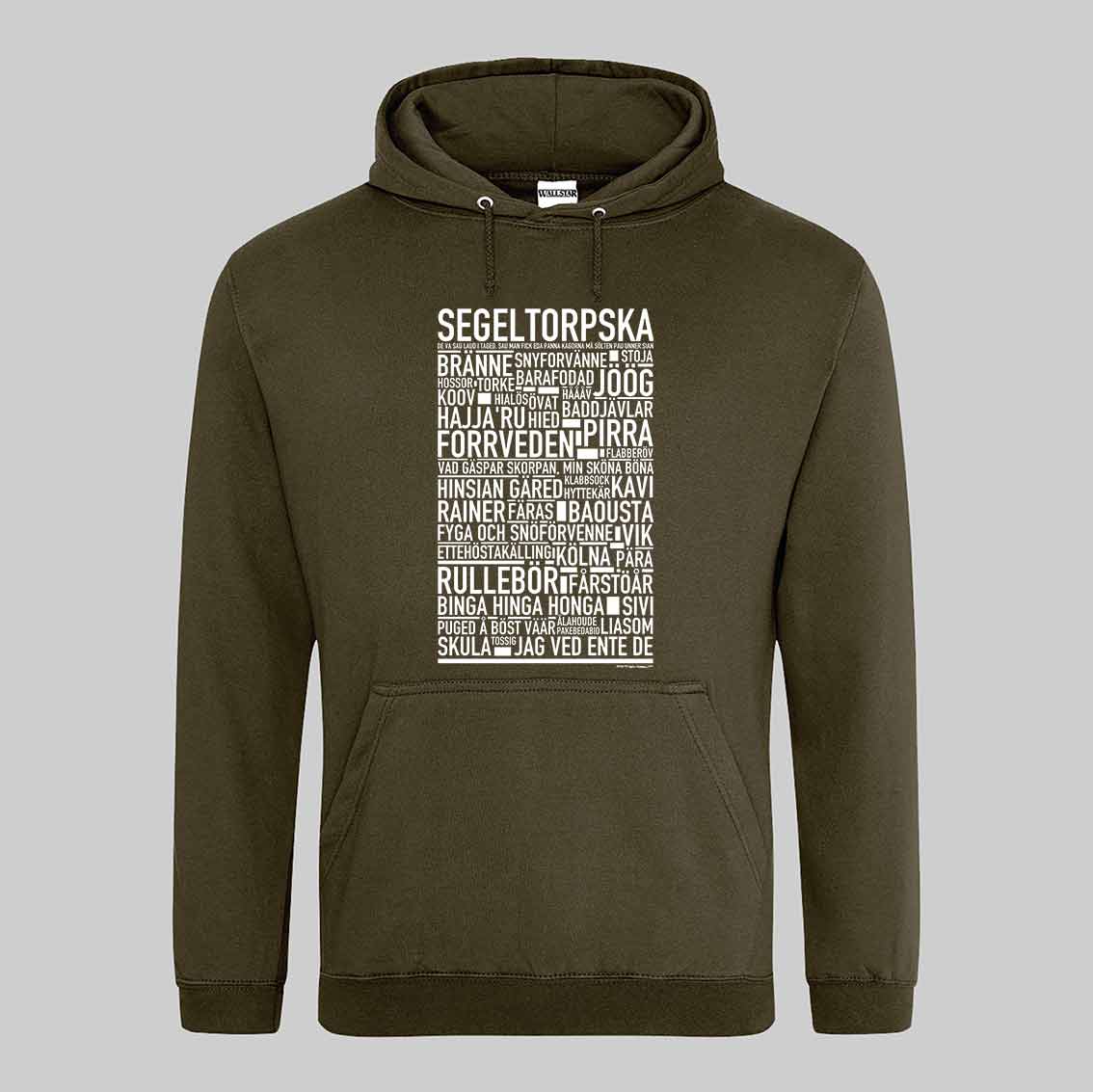 Segeltorpska Dialekt Text Hoodie