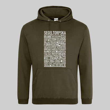 Segeltorpska Dialekt Text Hoodie