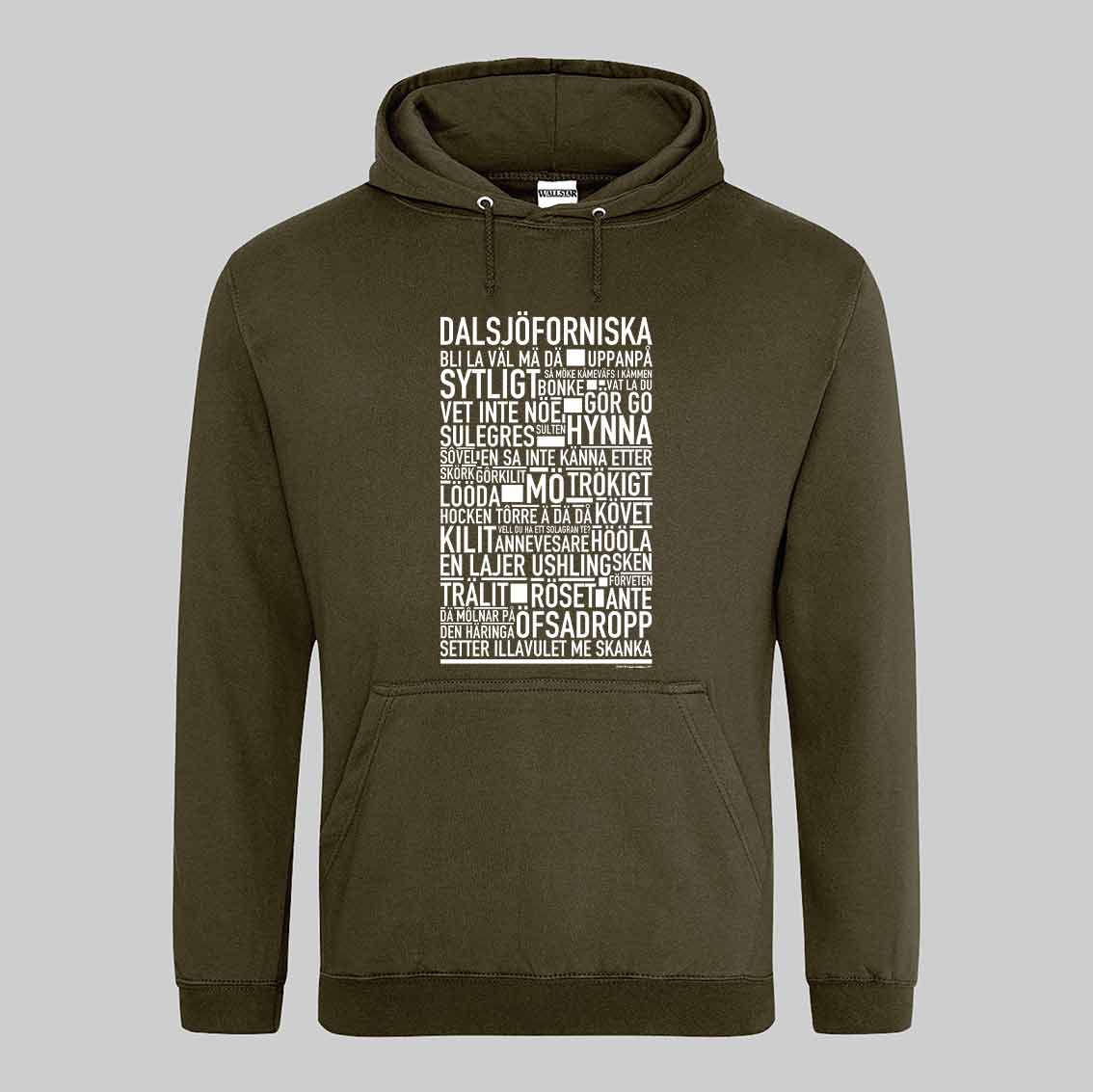 Dalsjöforsnitiska Dialekt Text Hoodie