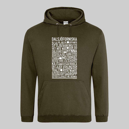 Dalsjöforsnitiska Dialekt Text Hoodie