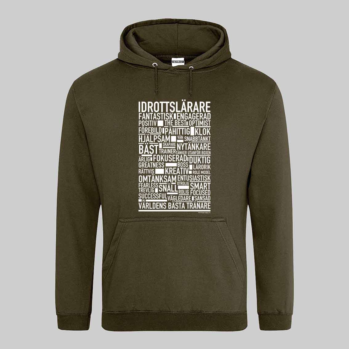 Idrottslärare Text Hoodie
