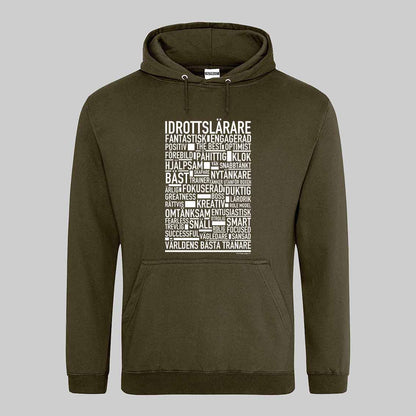 Idrottslärare Text Hoodie
