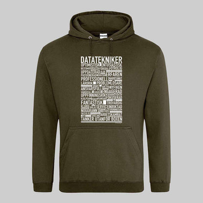 Datatekniker Text Hoodie