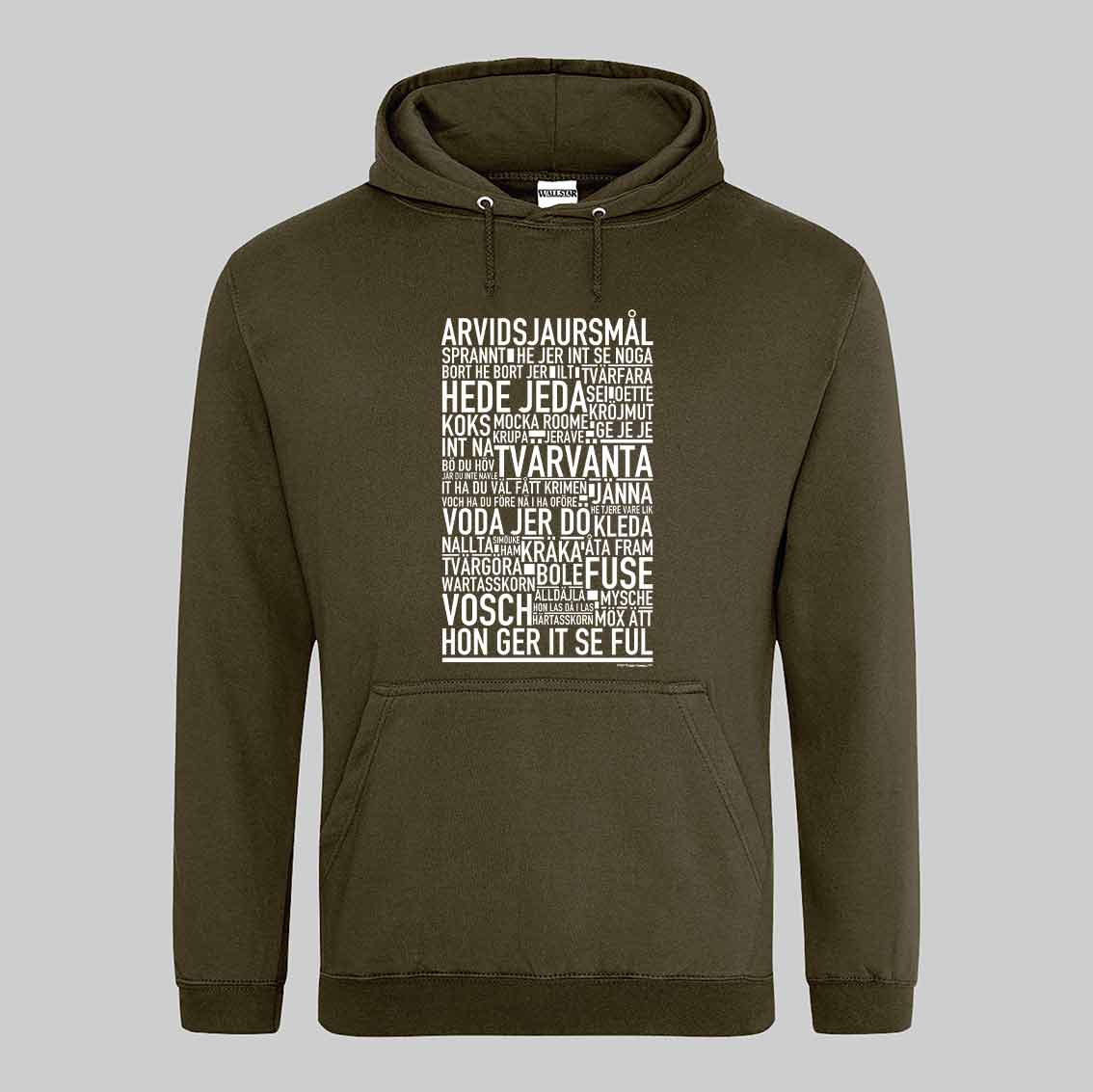 Arvidsjaursmål Dialekt Text Hoodie