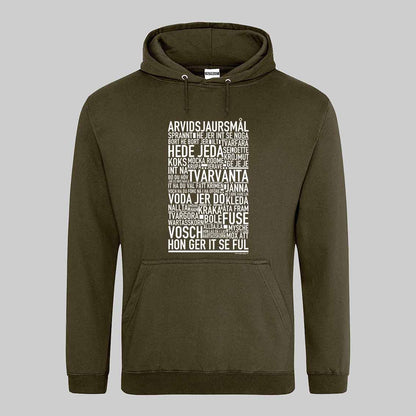 Arvidsjaursmål Dialekt Text Hoodie