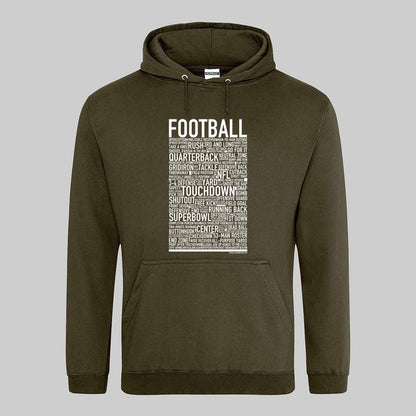 Football Text Hoodie