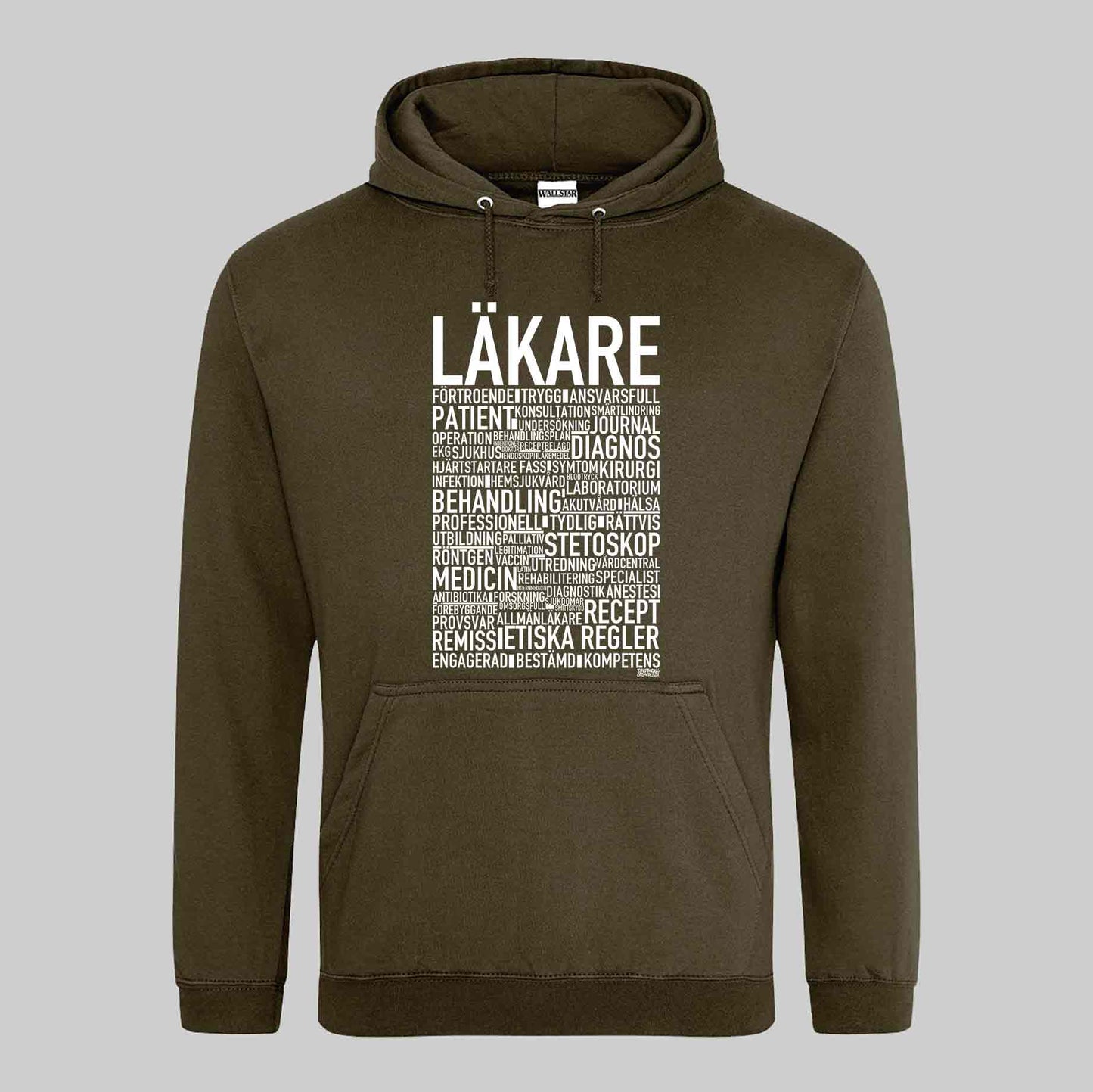 Läkare 2025 Text Hoodie