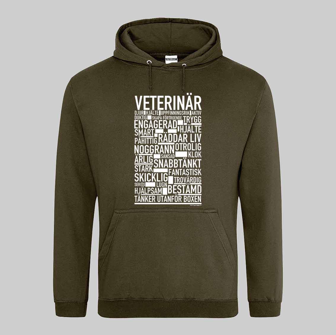 Veterinär Text Hoodie