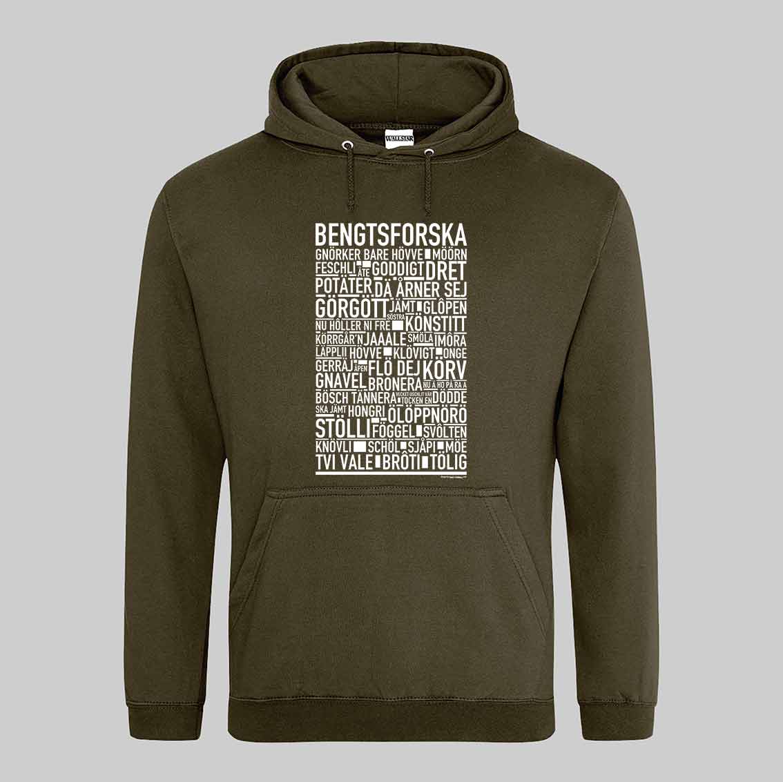 Bengtsforska Dialekt Text Hoodie