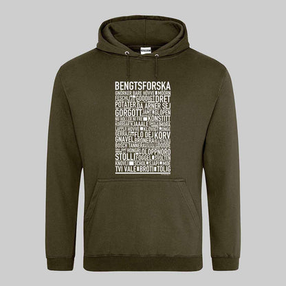 Bengtsforska Dialekt Text Hoodie