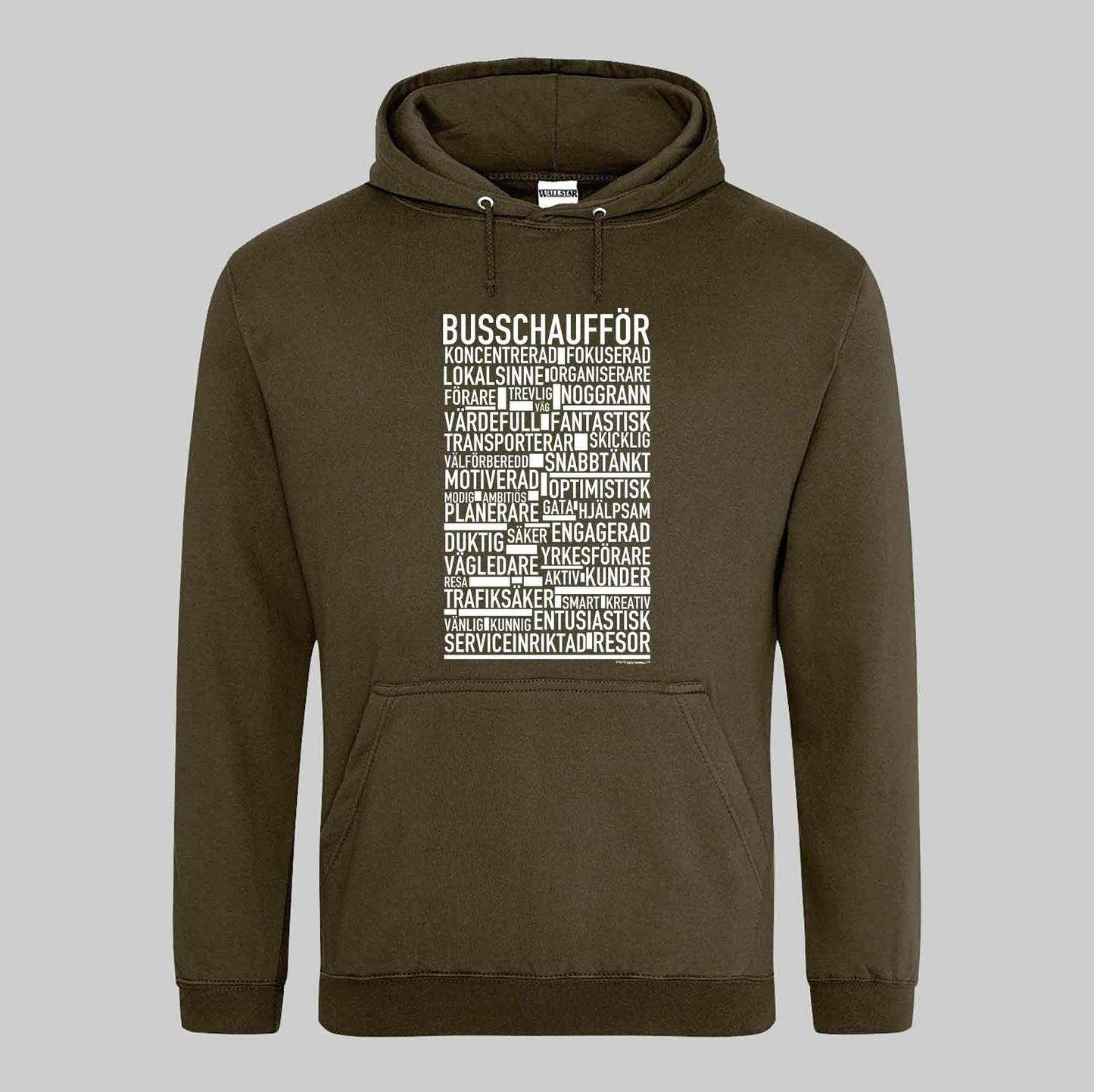 Busschaufför Text Hoodie
