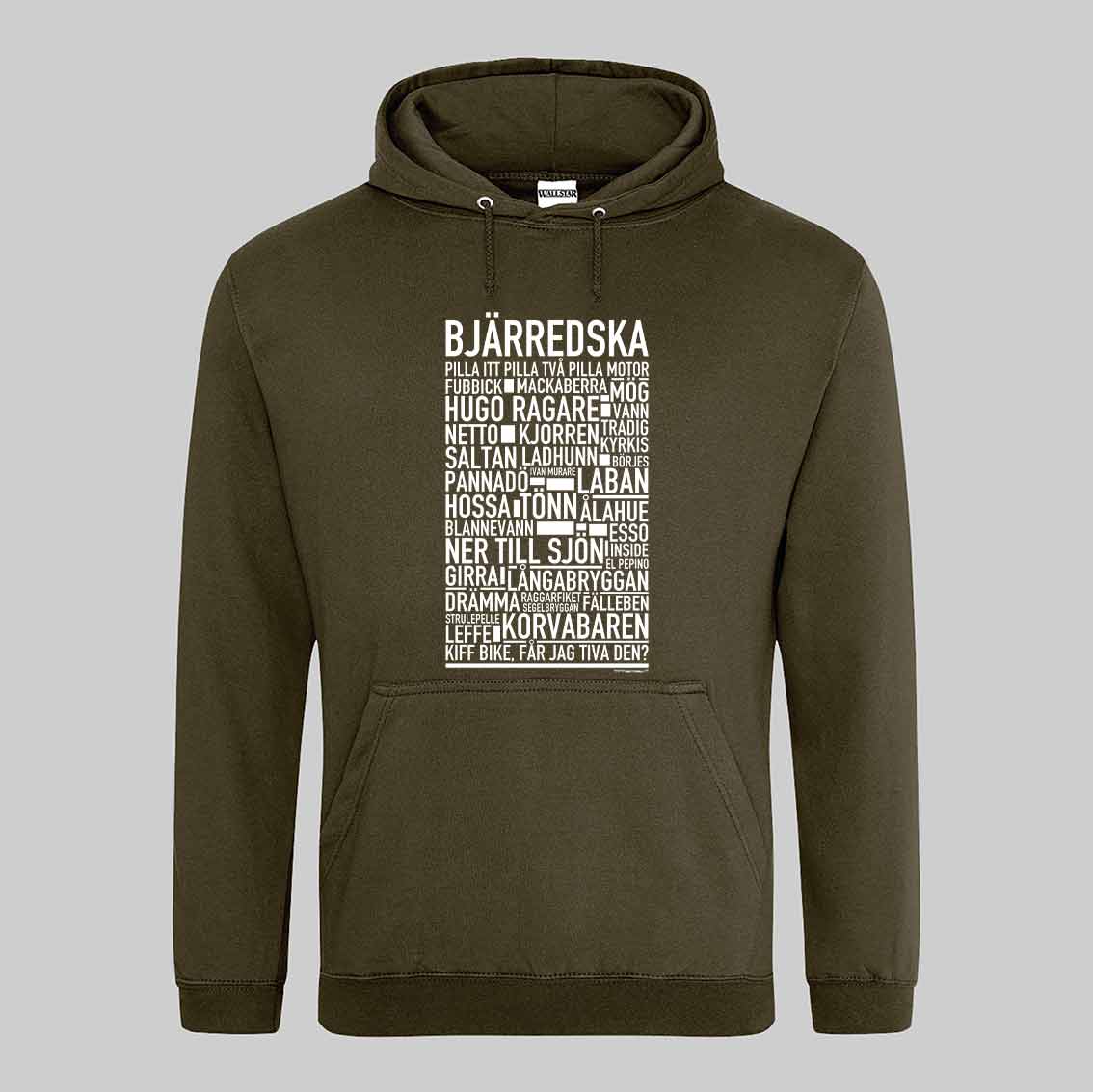 Bjärredska Dialekt Text Hoodie