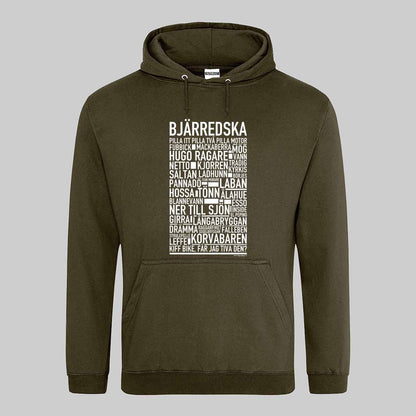 Bjärredska Dialekt Text Hoodie