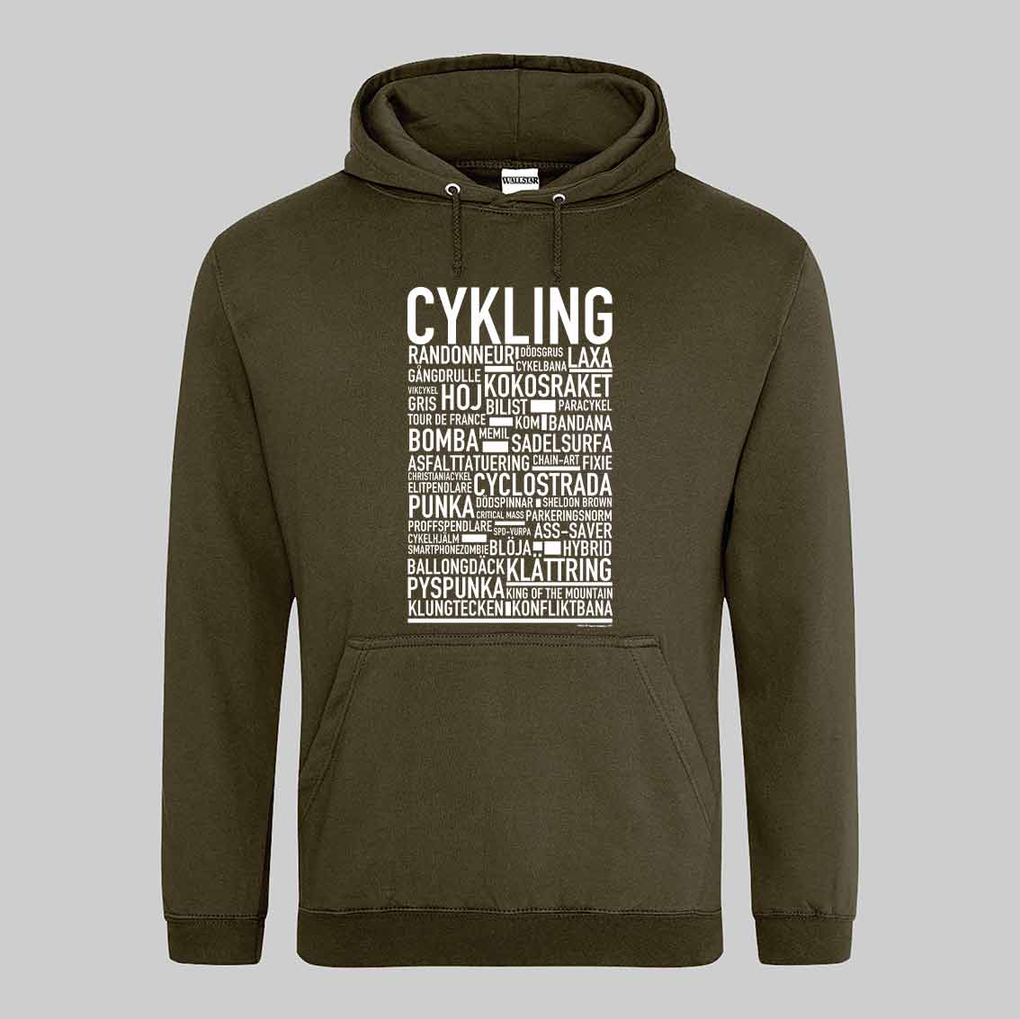 Cykling Text Hoodie